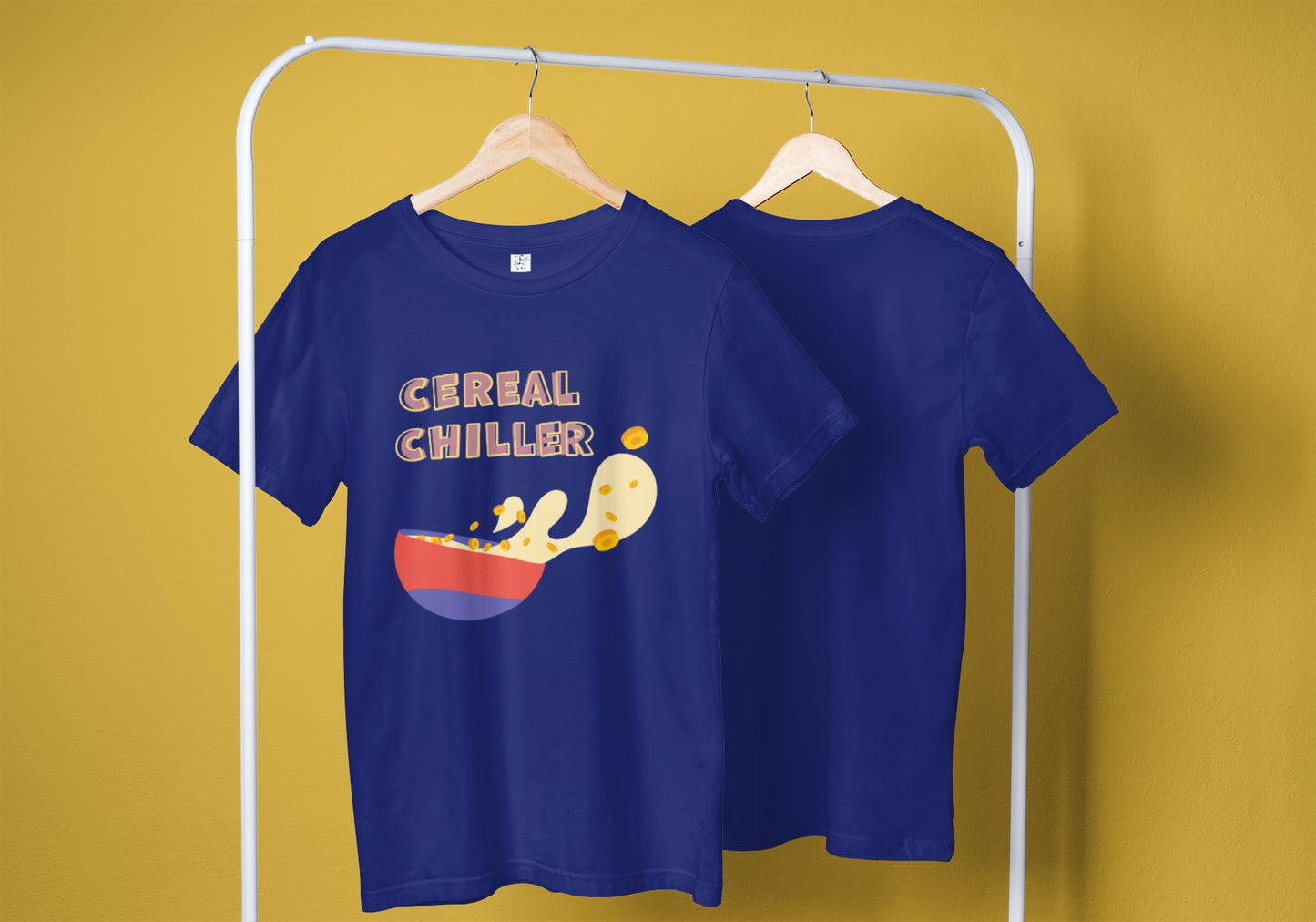 Cereal Chiller Royal Blue Oversized Fit Unisex T-Shirt