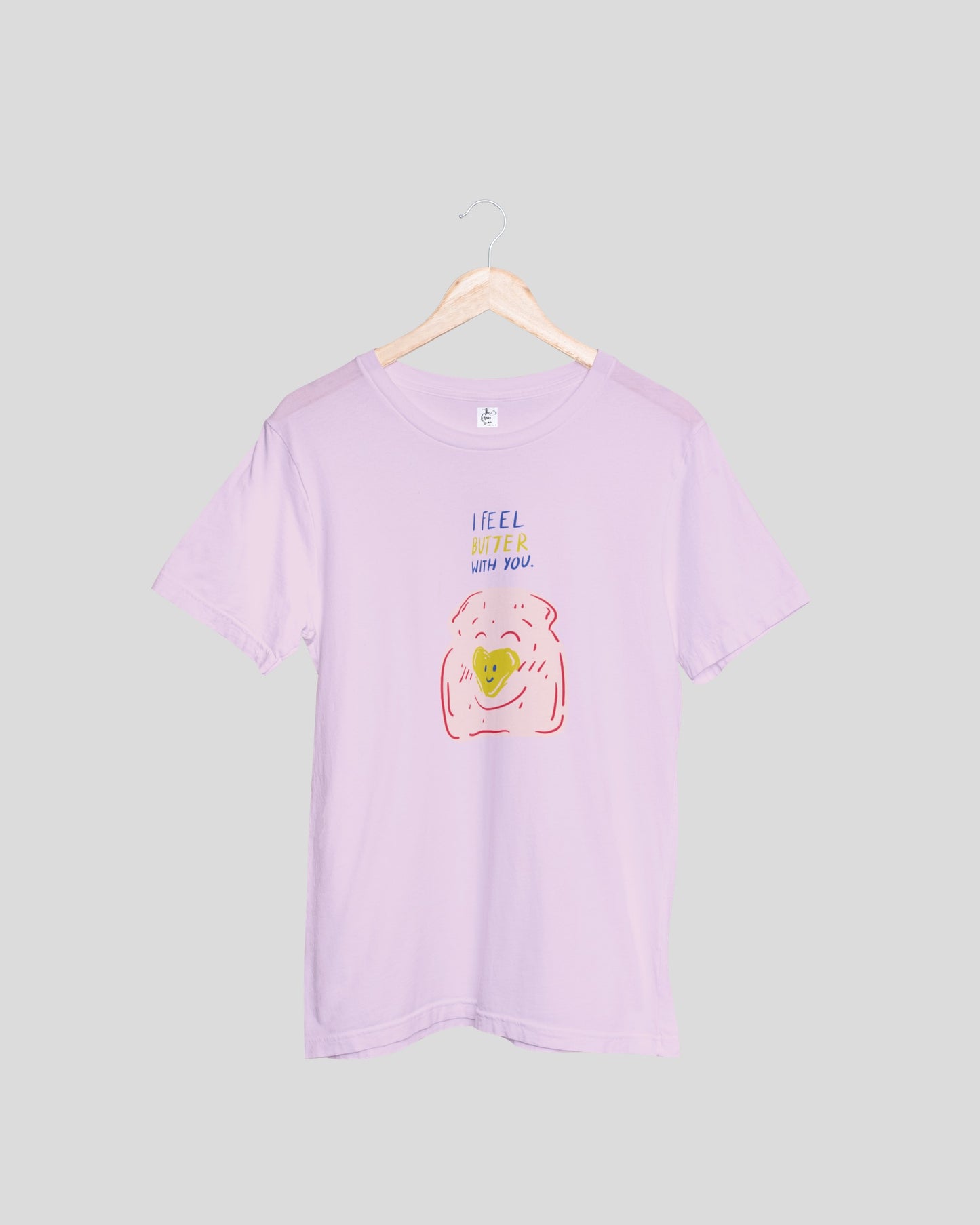 Bread and Pie Couple T-shirts - Mint and Baby Pink Oversized Fit Unisex T-Shirt