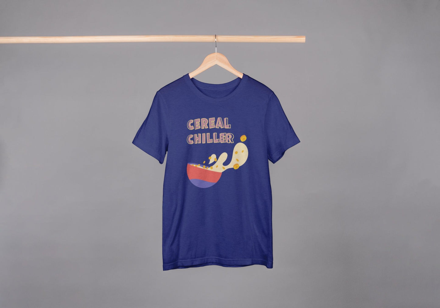 Cereal Chiller Royal Blue Oversized Fit Unisex T-Shirt