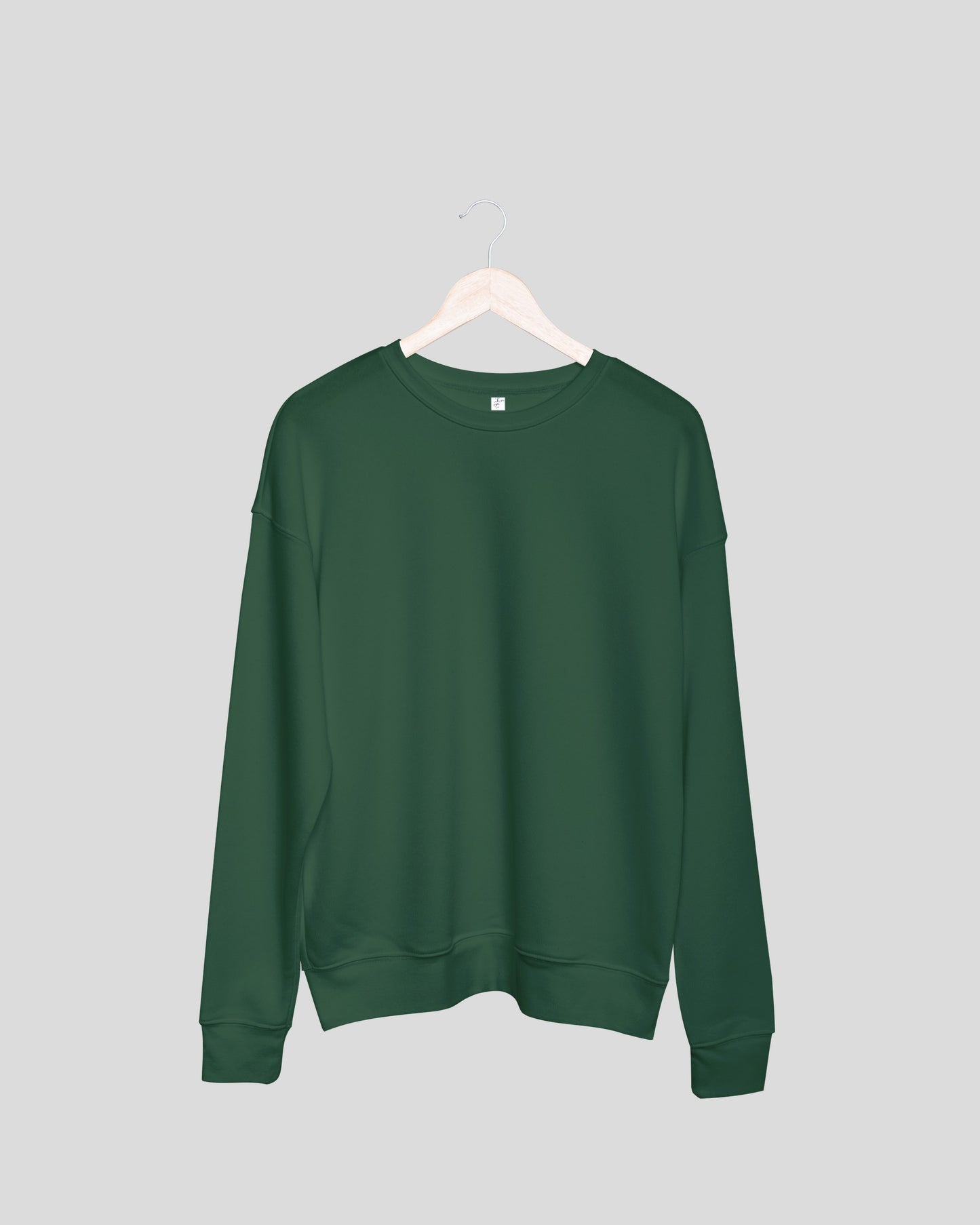 Bottle Green Solid Sweatshirt and Joggers Co-Ord Set for Men