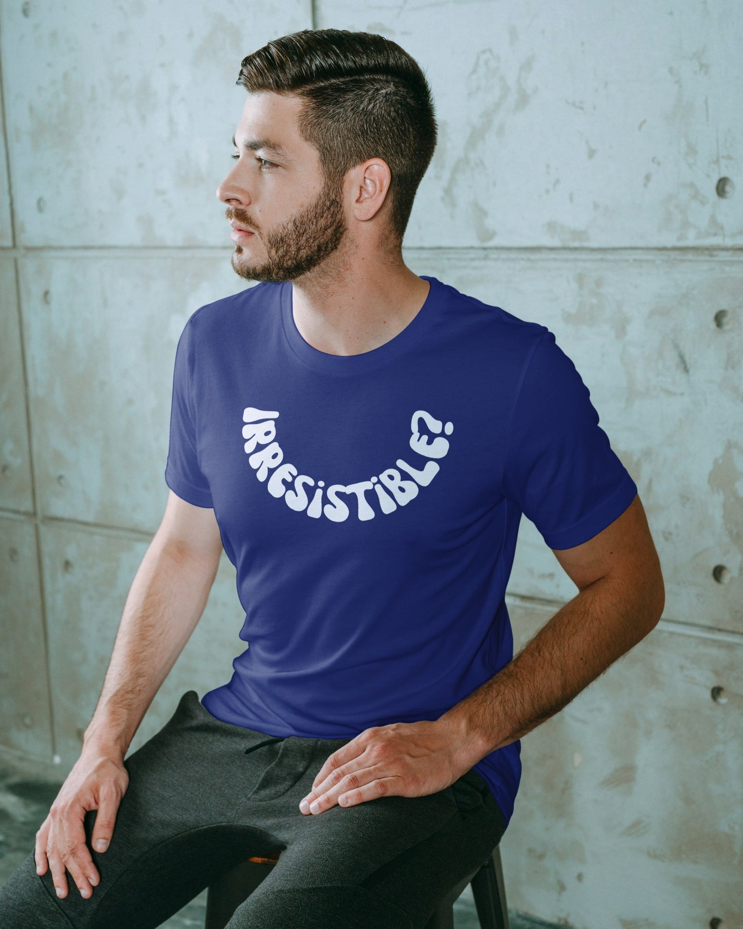 Irresistible Royal Blue Regular Fit Men’s T-Shirt