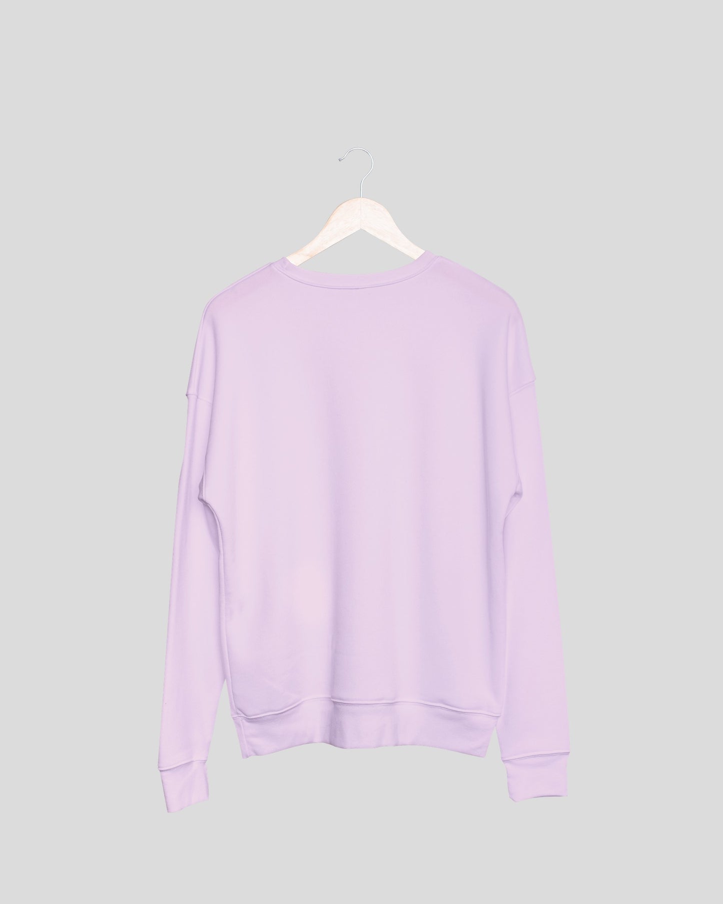 Light Pink Solid Sweatshirt and Joggers Co-Ord Set for Men