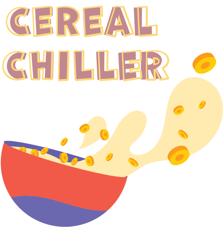 Cereal Chiller Royal Blue Regular Fit Men’s T-Shirt
