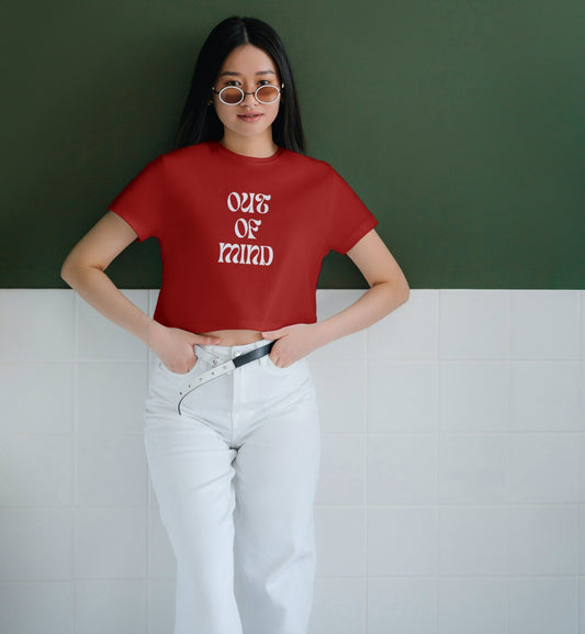 Out of Mind Red Crop Top