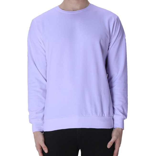 Lavender Solid Unisex Sweatshirt