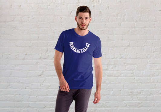 Irresistible Royal Blue Regular Fit Men’s T-Shirt