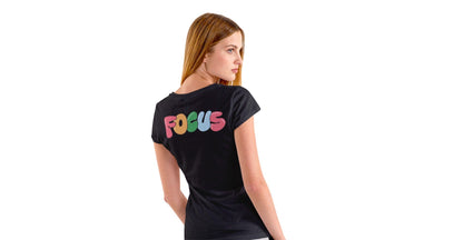 Focus Black Regular Fit Women’s T-Shirt