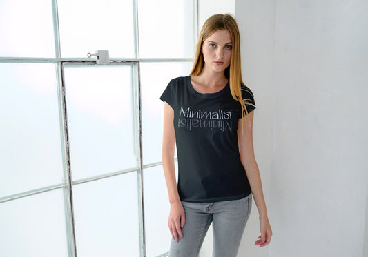 Minimalist Black Regular Fit Women’s T-Shirt