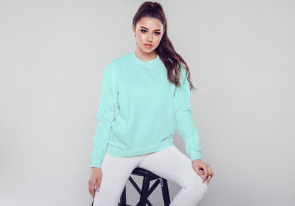 Mint Solid Unisex Sweatshirt