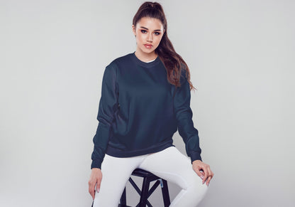 Solid Sweatshirt for Women