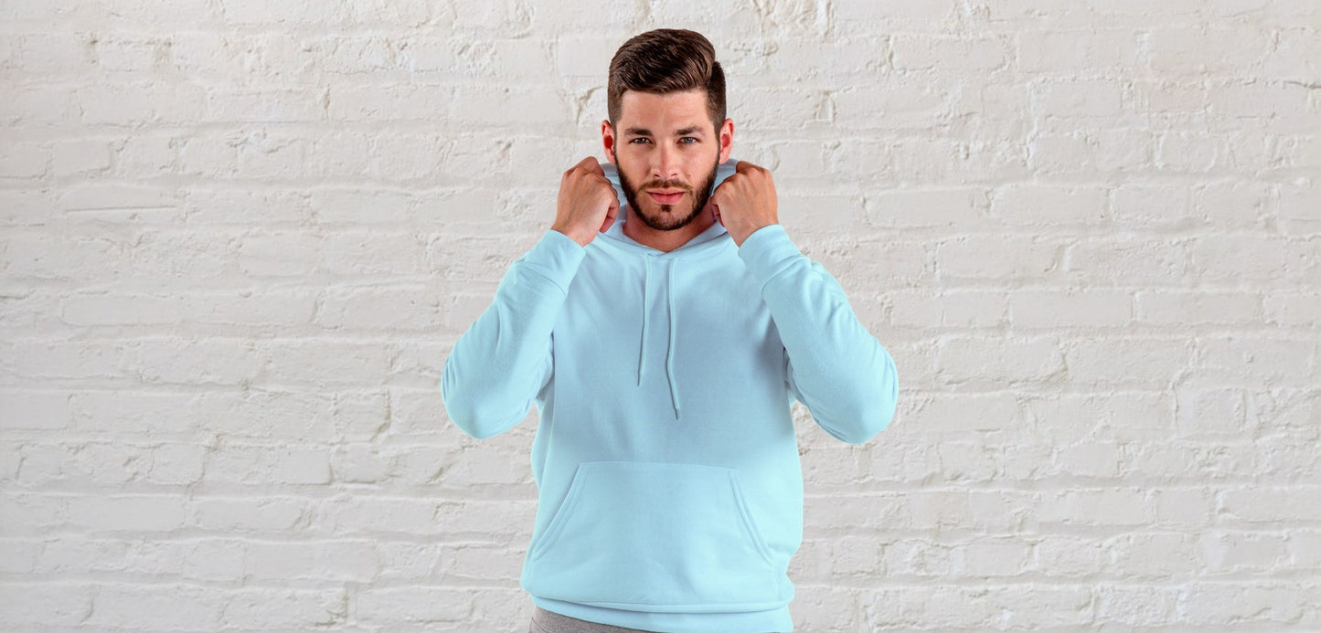 Mint Solid Unisex Hooded Sweatshirt