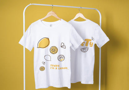 I’m Lemon White Oversized Fit Unisex T-Shirt