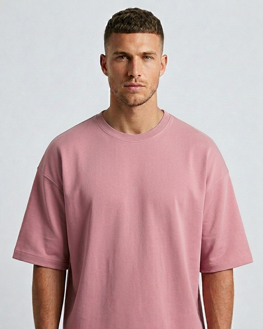 Flamingo Oversized French Terry Cotton T-Shirt