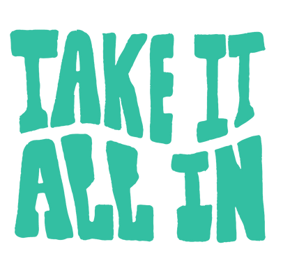 Take it All In Black Oversized Fit Unisex T-Shirt
