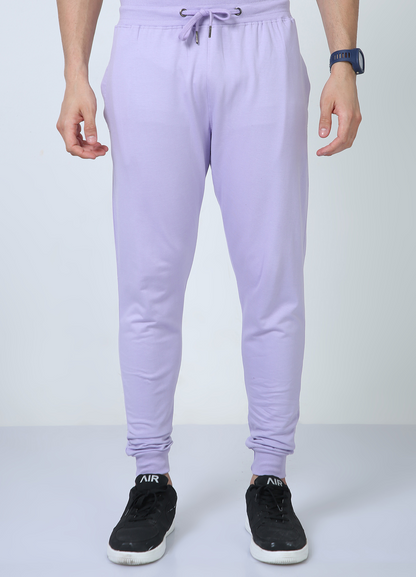 Lavender Solid Co-Ord Set for Men