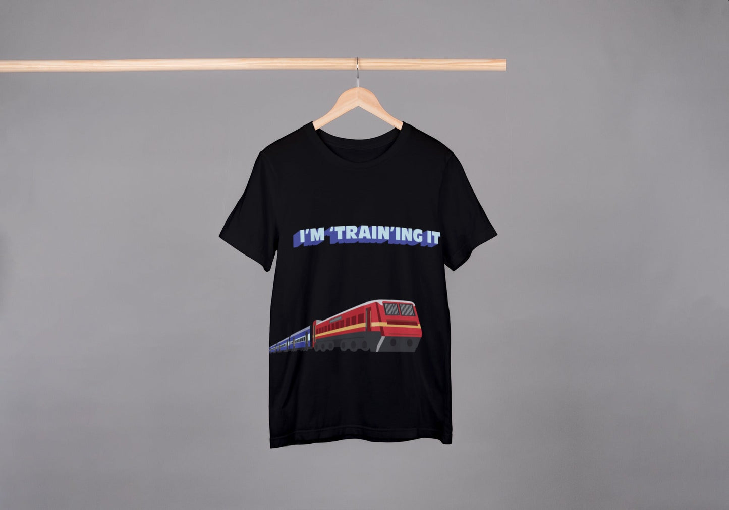 I’m Training It Black Oversized Fit Unisex T-Shirt