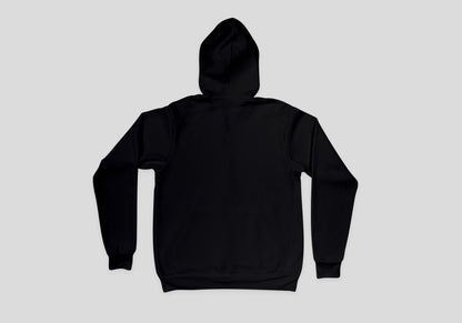 Black Heavyweight Fleece Zip Hoodie