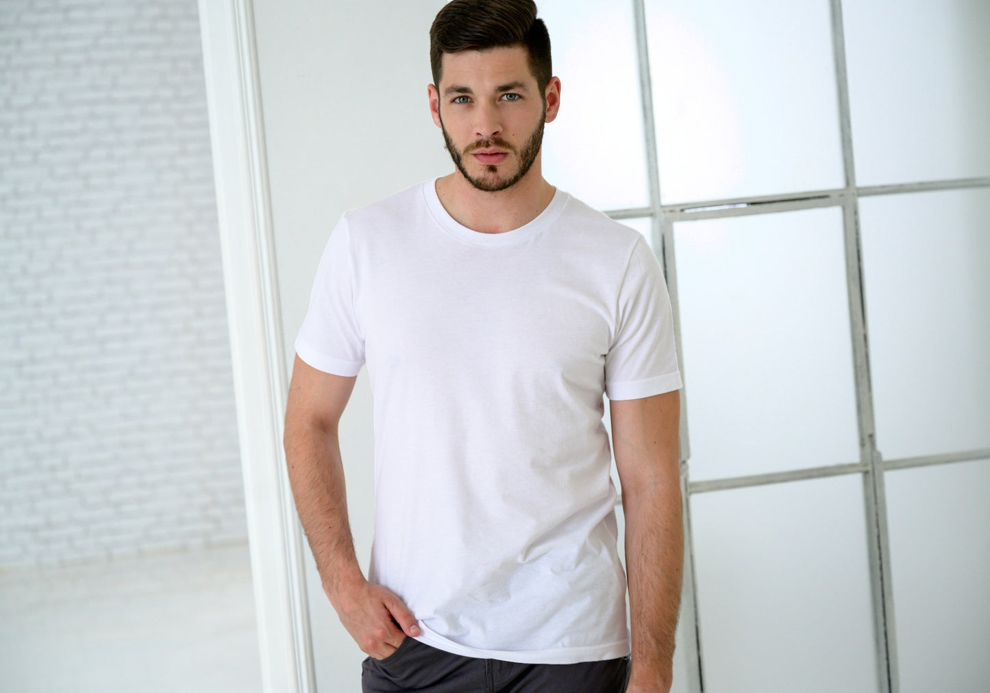 Breathe Easy White Regular Fit Men’s T-Shirt