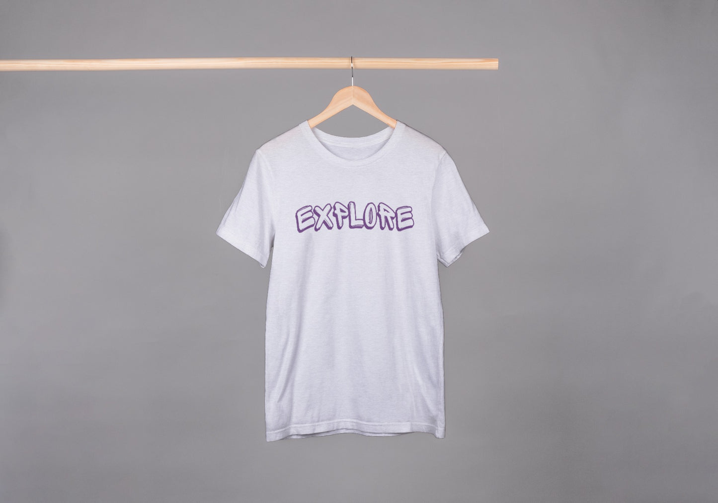 Explore White Oversized Fit Unisex T-Shirt