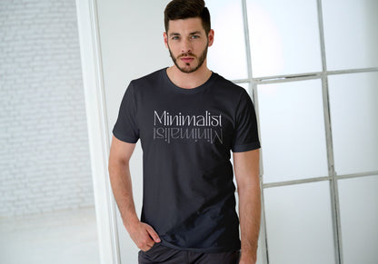 Minimalist Black Regular Fit Men’s T-Shirt