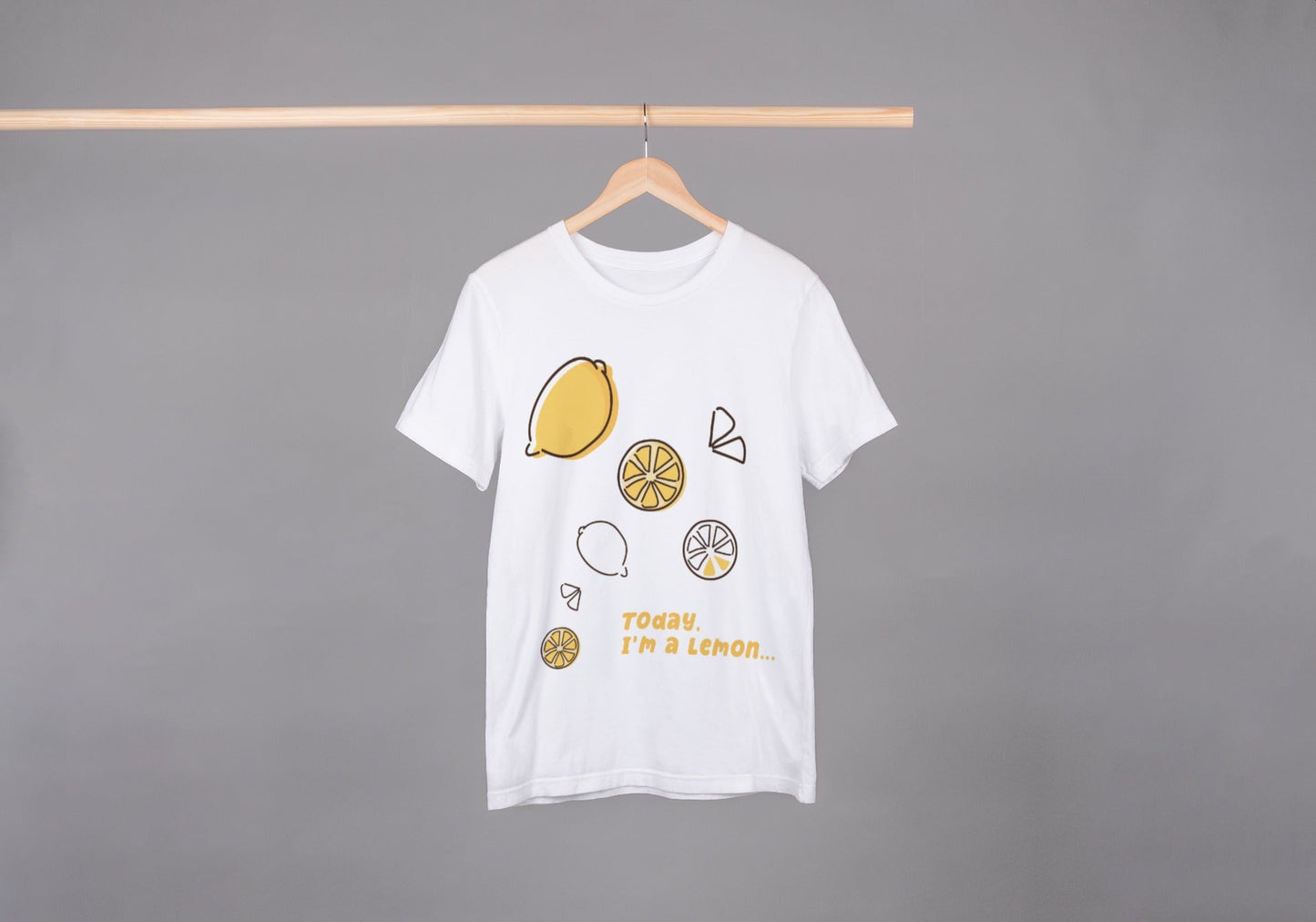 I’m Lemon White Oversized Fit Unisex T-Shirt