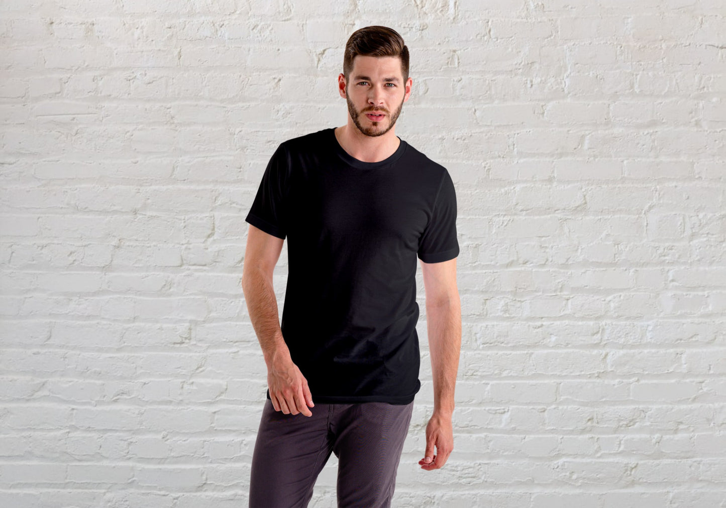 Focus Black Regular Fit Men’s T-Shirt