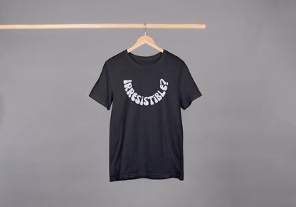 Irresistible Black Oversized Fit Unisex T-Shirt