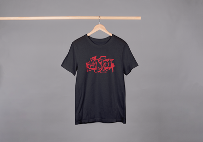 Inferno Black Oversized Fit Unisex T-Shirt