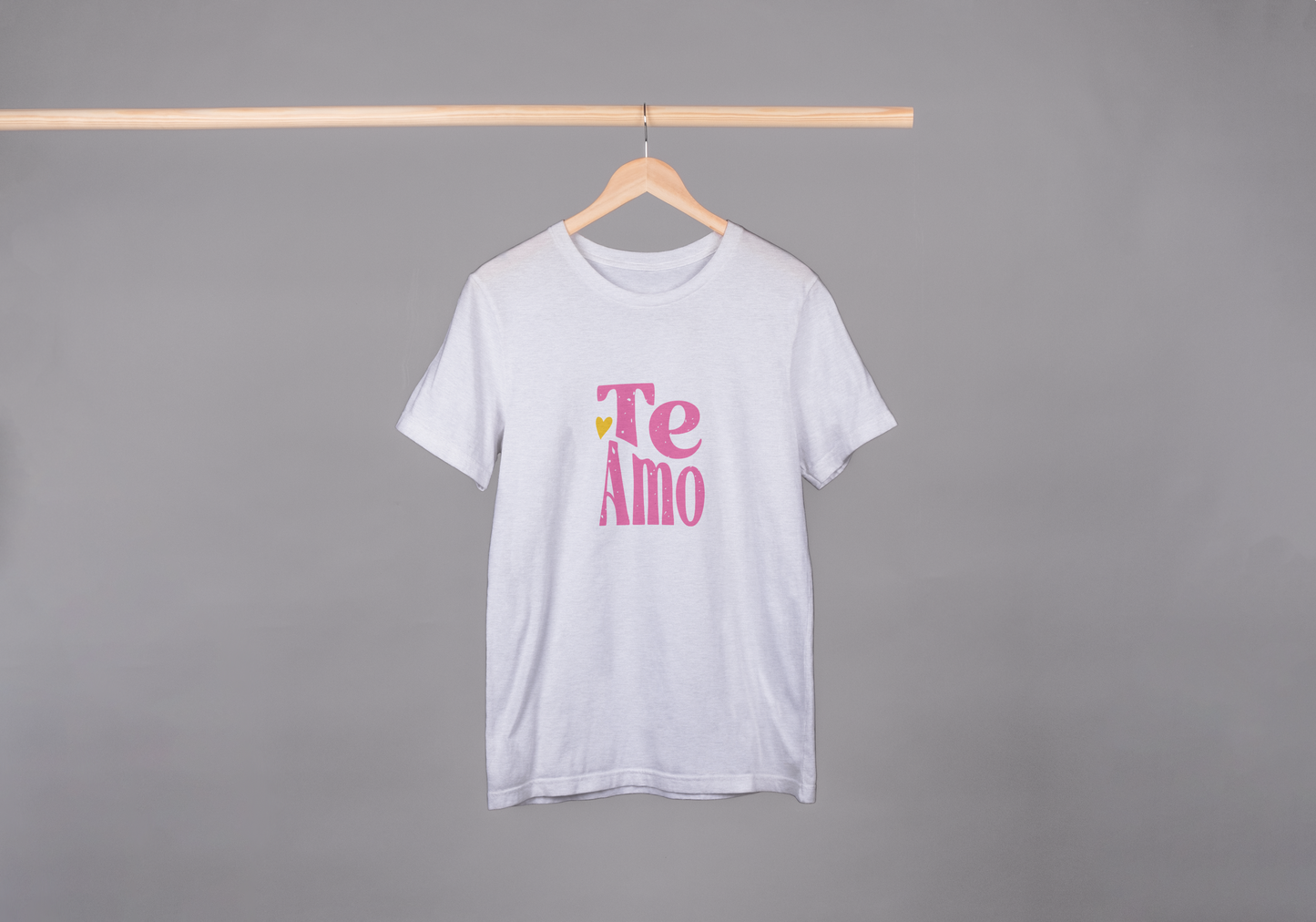 Te Amo White Oversized Fit Unisex T-Shirt
