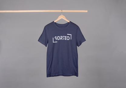 Sorted Navy Blue Oversized Fit Unisex T-Shirt