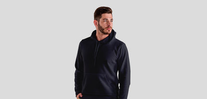 Wander Often, Wonder Always Black Hooded Sweatshirt for Men