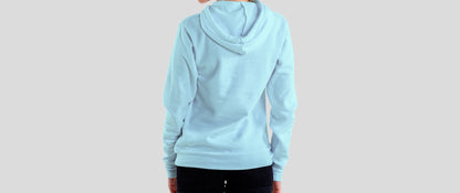 Mint Solid Hooded Sweatshirt for Women