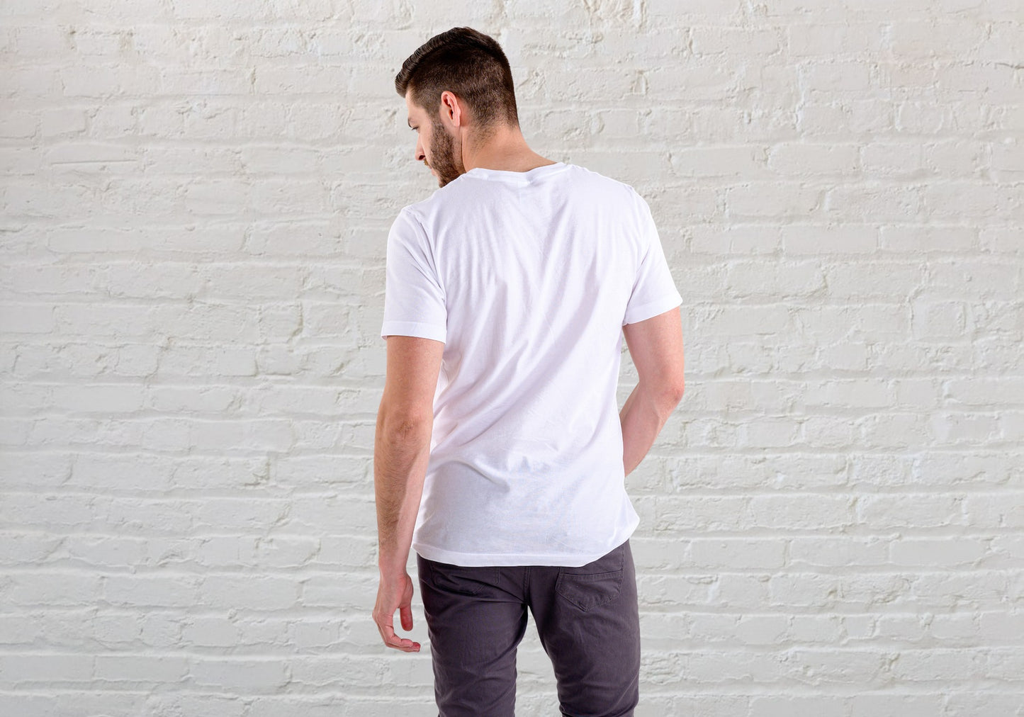 Flex White Regular Fit Men’s T-Shirt