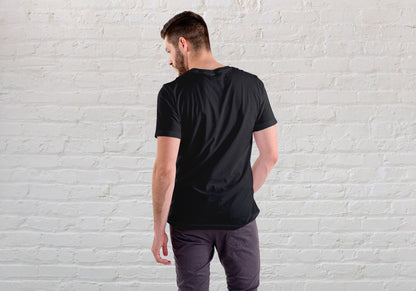 Minimalist Black Regular Fit Men’s T-Shirt