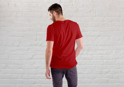 Cool Smiley Red Regular Fit Men’s T-Shirt