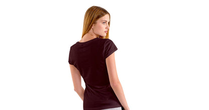 Fun Mode On Maroon Regular Fit Women’s T-Shirt