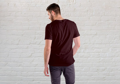 Fun Mode On Maroon Regular Fit Men’s T-Shirt