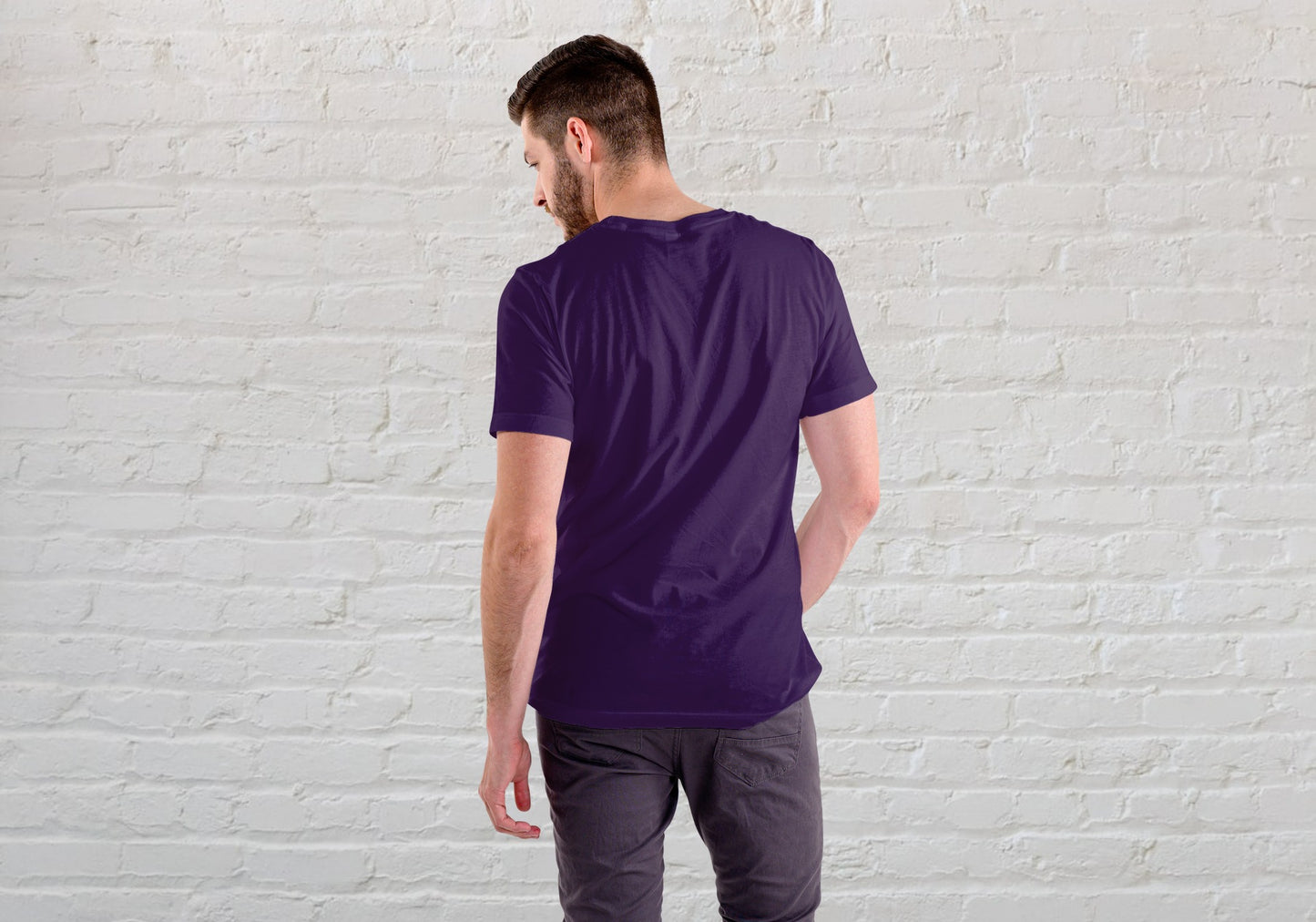 Free Spirit Purple Regular Fit Men’s T-Shirt