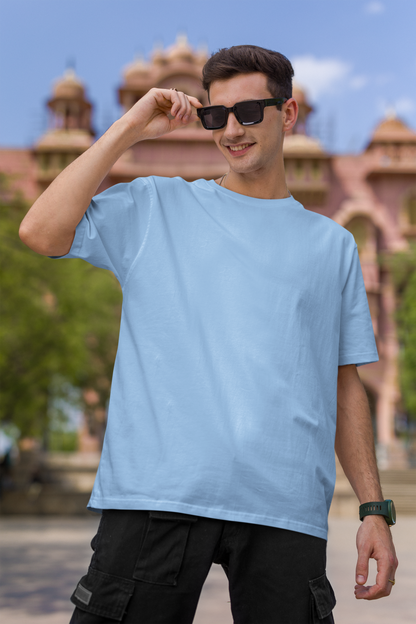 Baby Blue Oversized Fit Unisex T-Shirt