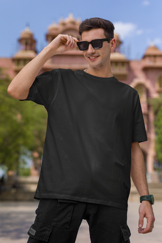 Black Oversized Fit Unisex T-Shirt