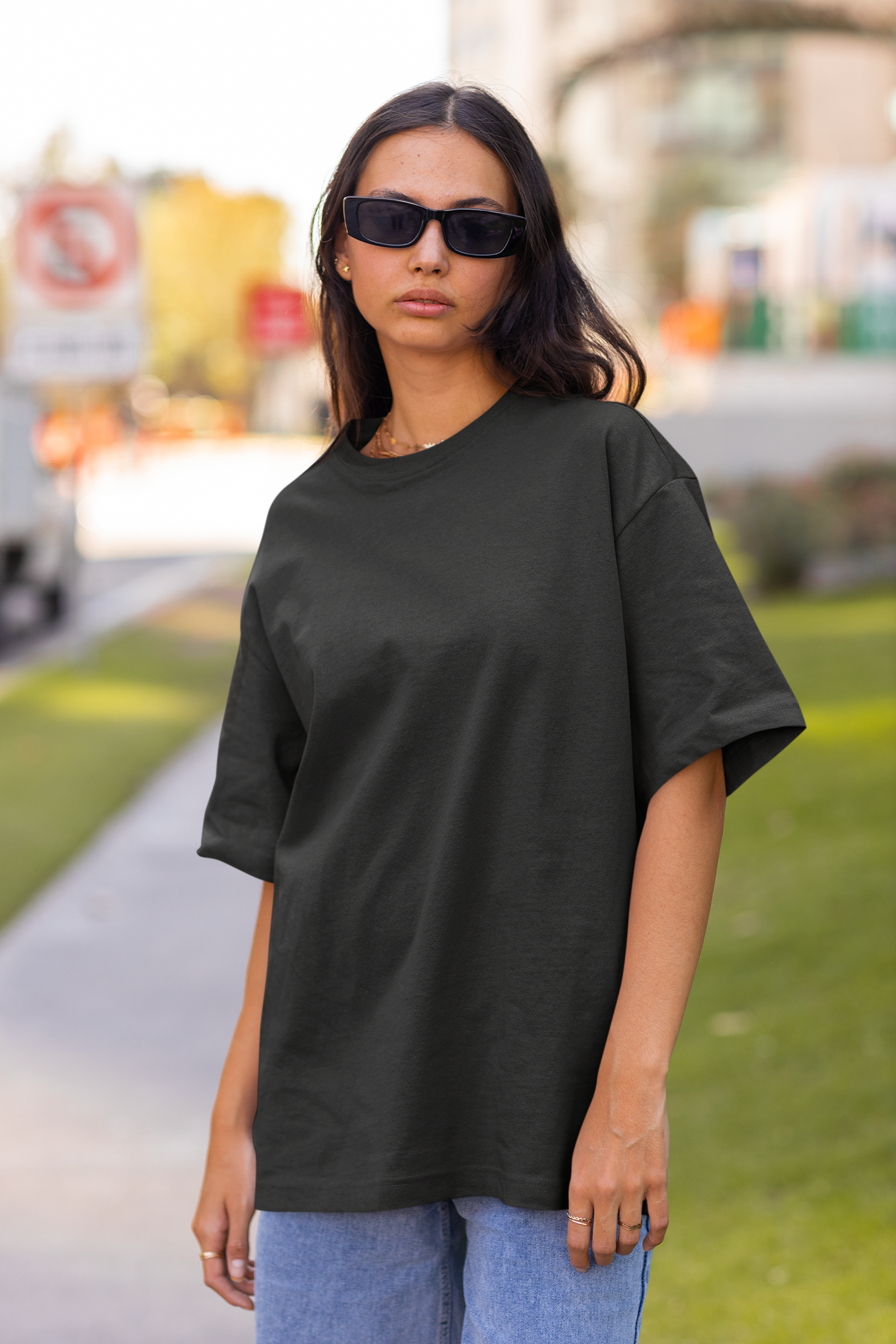 Black Oversized Fit Unisex T-Shirt