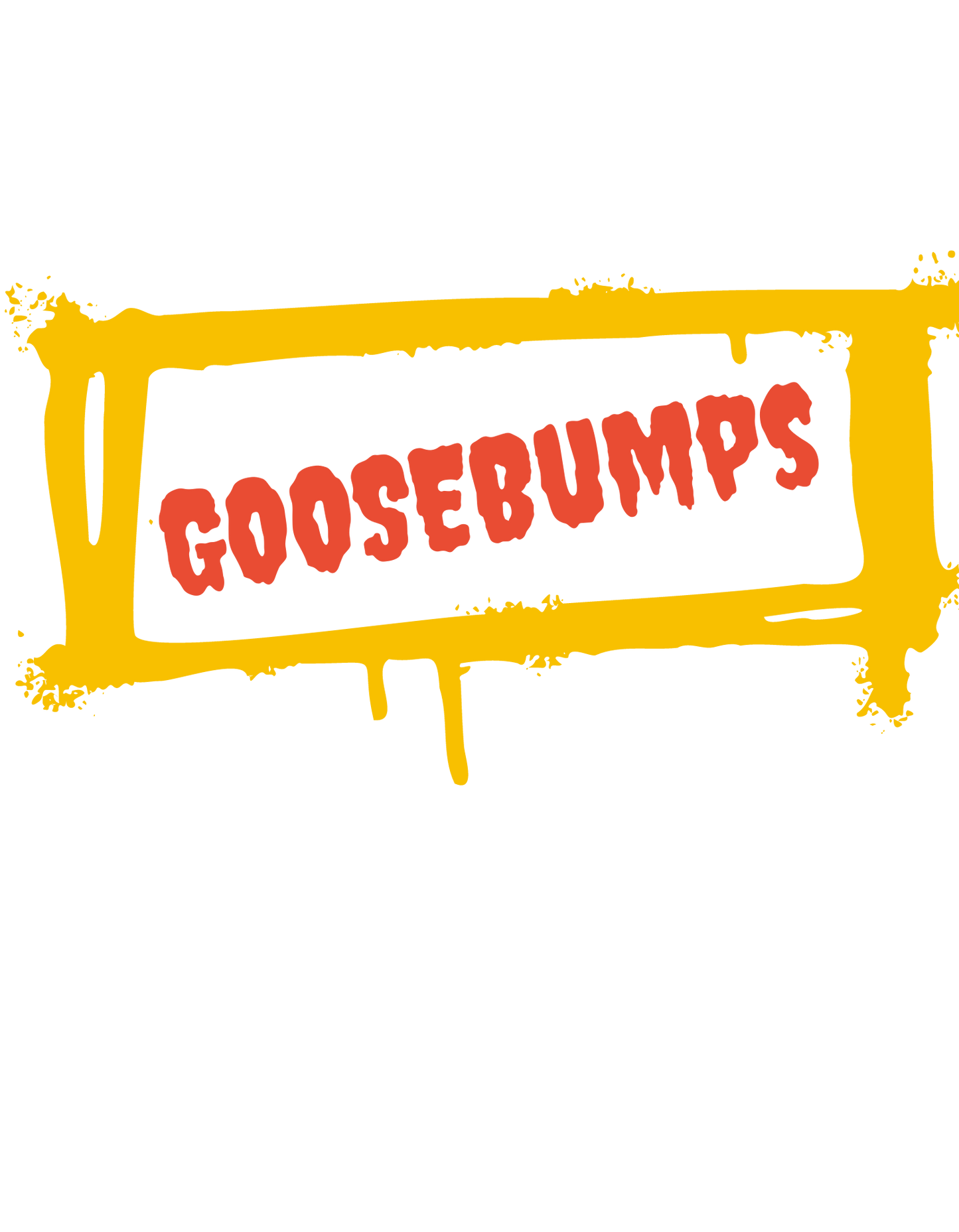 Goosebumps White Regular Fit Men’s T-Shirt