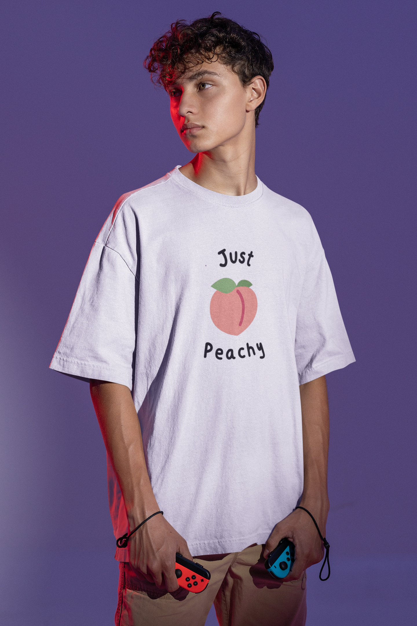 Just Peachy Oversized T-Shirt