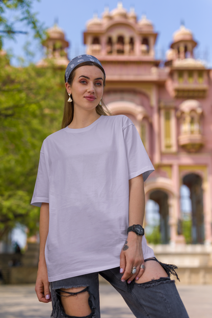 Lavender Oversized Fit Unisex T-Shirt