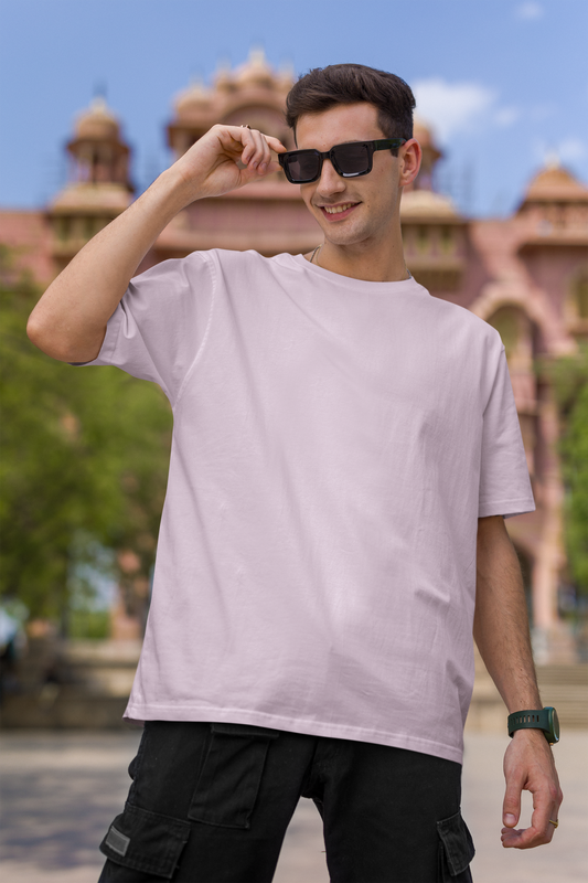 Baby Pink Oversized Fit Unisex T-Shirt