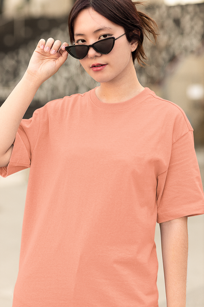 Peachy Peach Oversized Fit Unisex T-Shirt