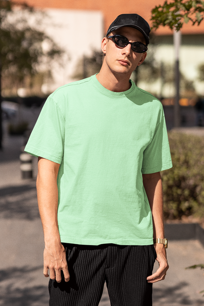 Sea Green Oversized Fit Unisex T-Shirt