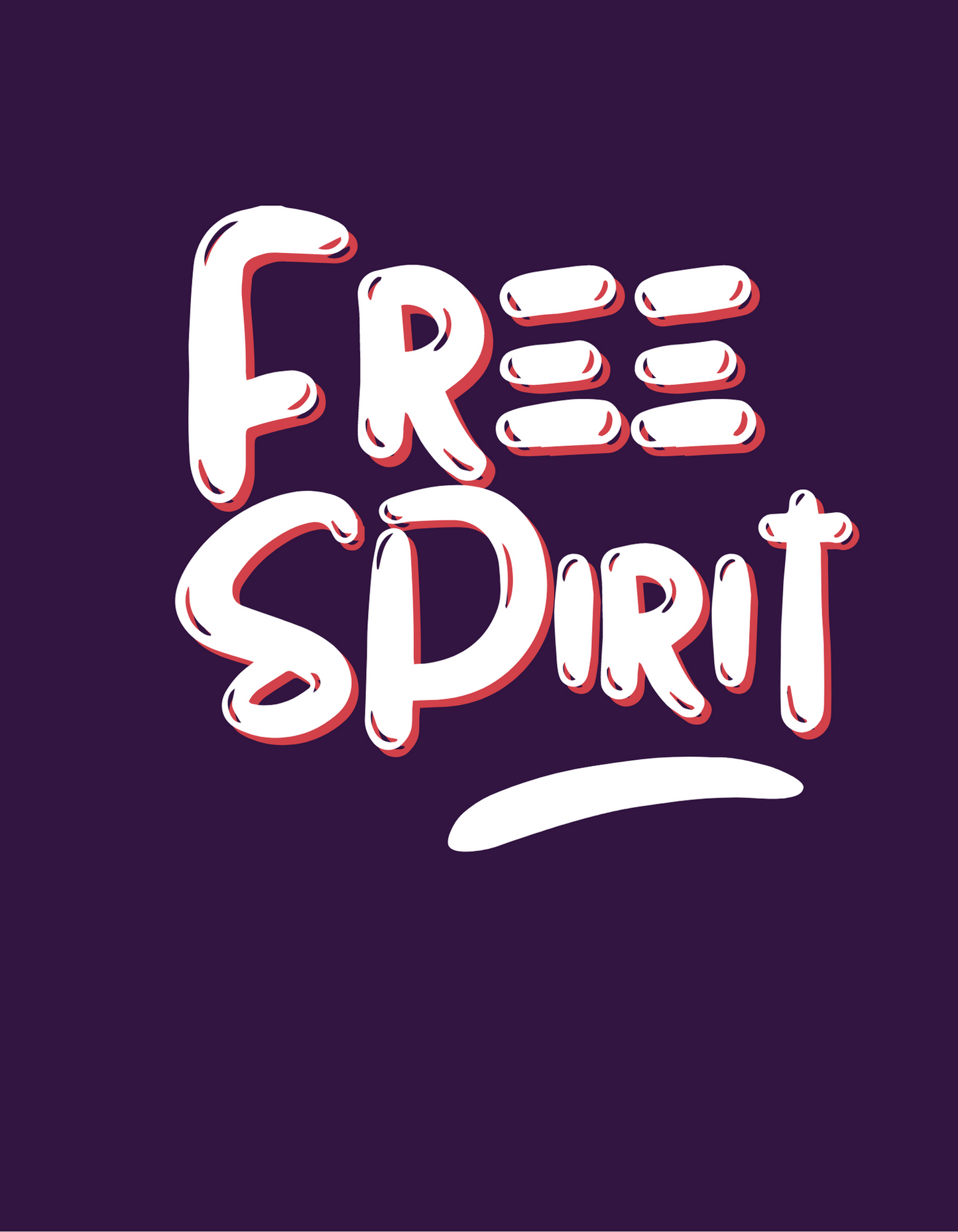 Free Spirit Purple Regular Fit Women’s T-Shirt