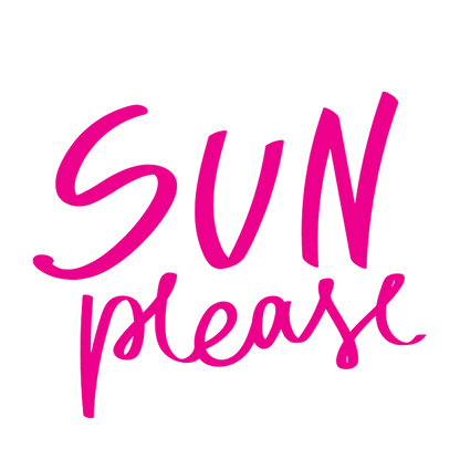 Sun Please Black Oversized Fit Unisex T-Shirt