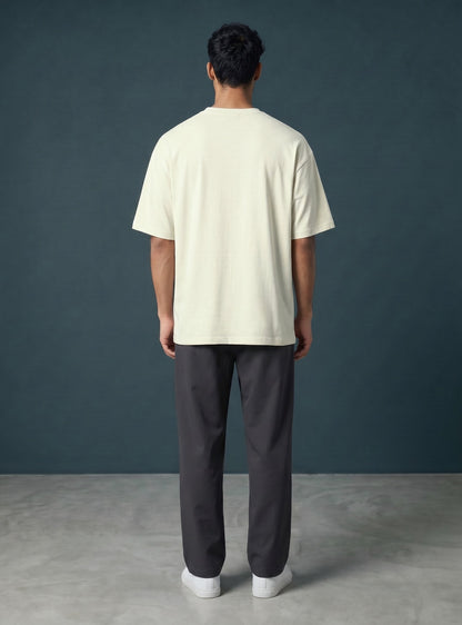 One More Episode Please Off White Oversized Fit Unisex T-Shirt